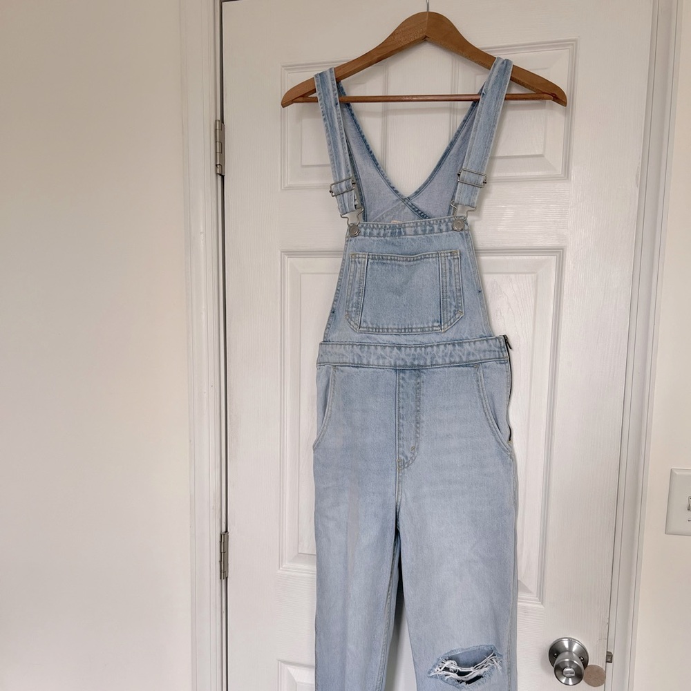 Levi's Denim Overalls with Side Zipper Size 27